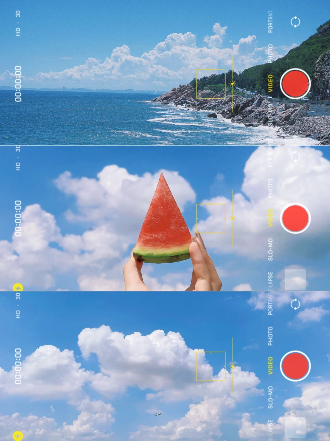 手机调色📷夏日漫画白云滤镜✨拯救废片❗