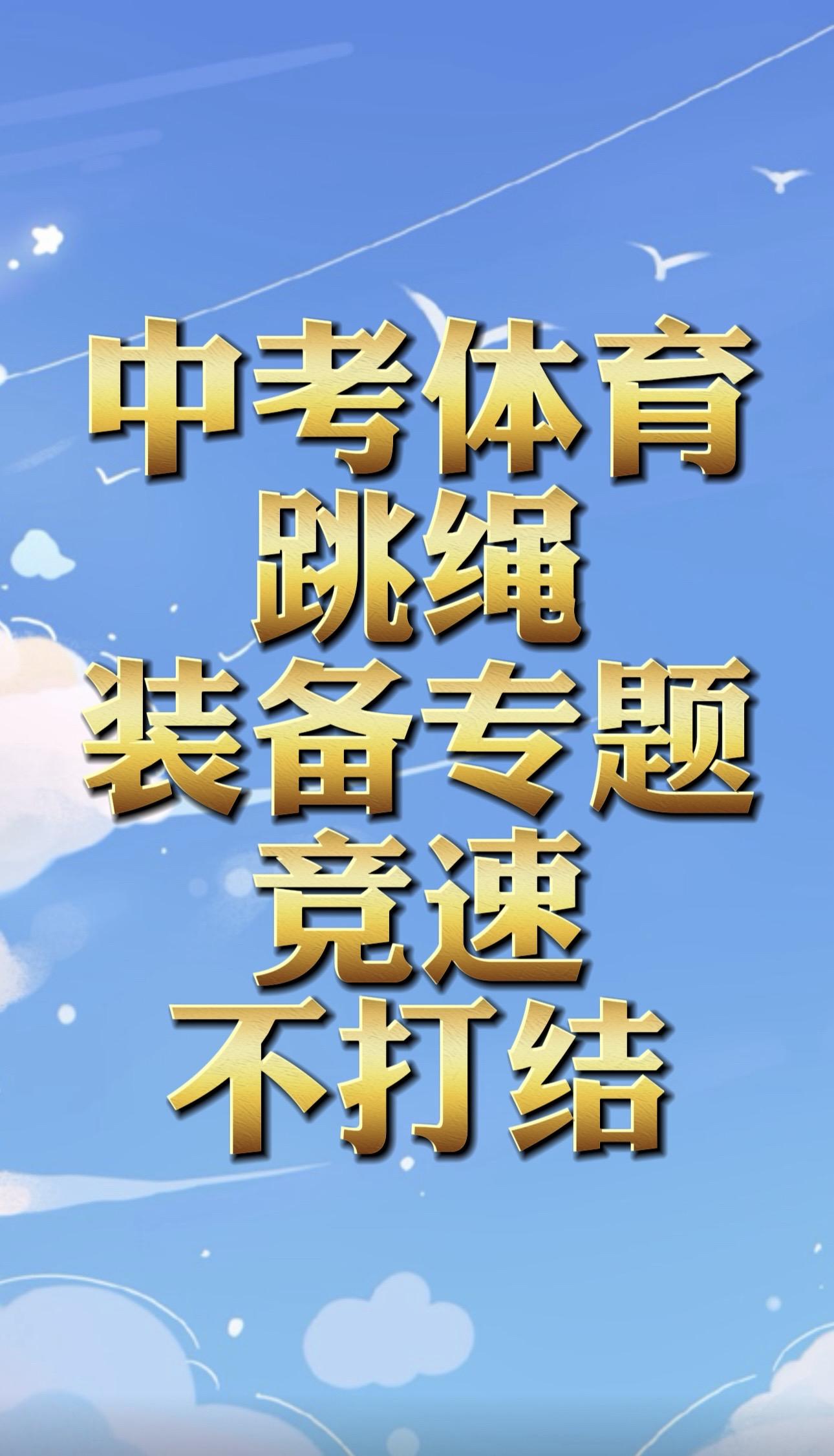 中考体育跳绳装备。中考定制跳绳跳绳不打结不缠绕不卡绳