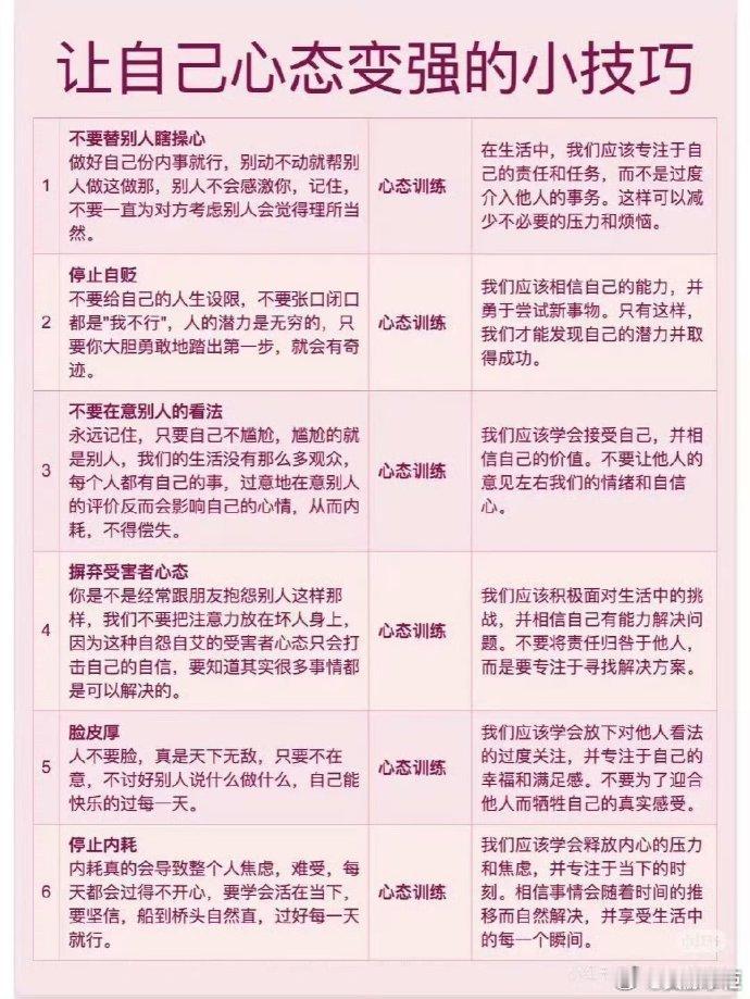 📚建议收藏！12 个让心态变强的狠活，看完直接开挂
总被情绪牵着走、容易焦虑内