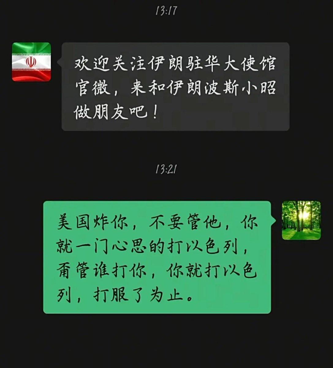 网友给伊朗支招：
不要管美国，
就干以色列！打服为止[捂脸]