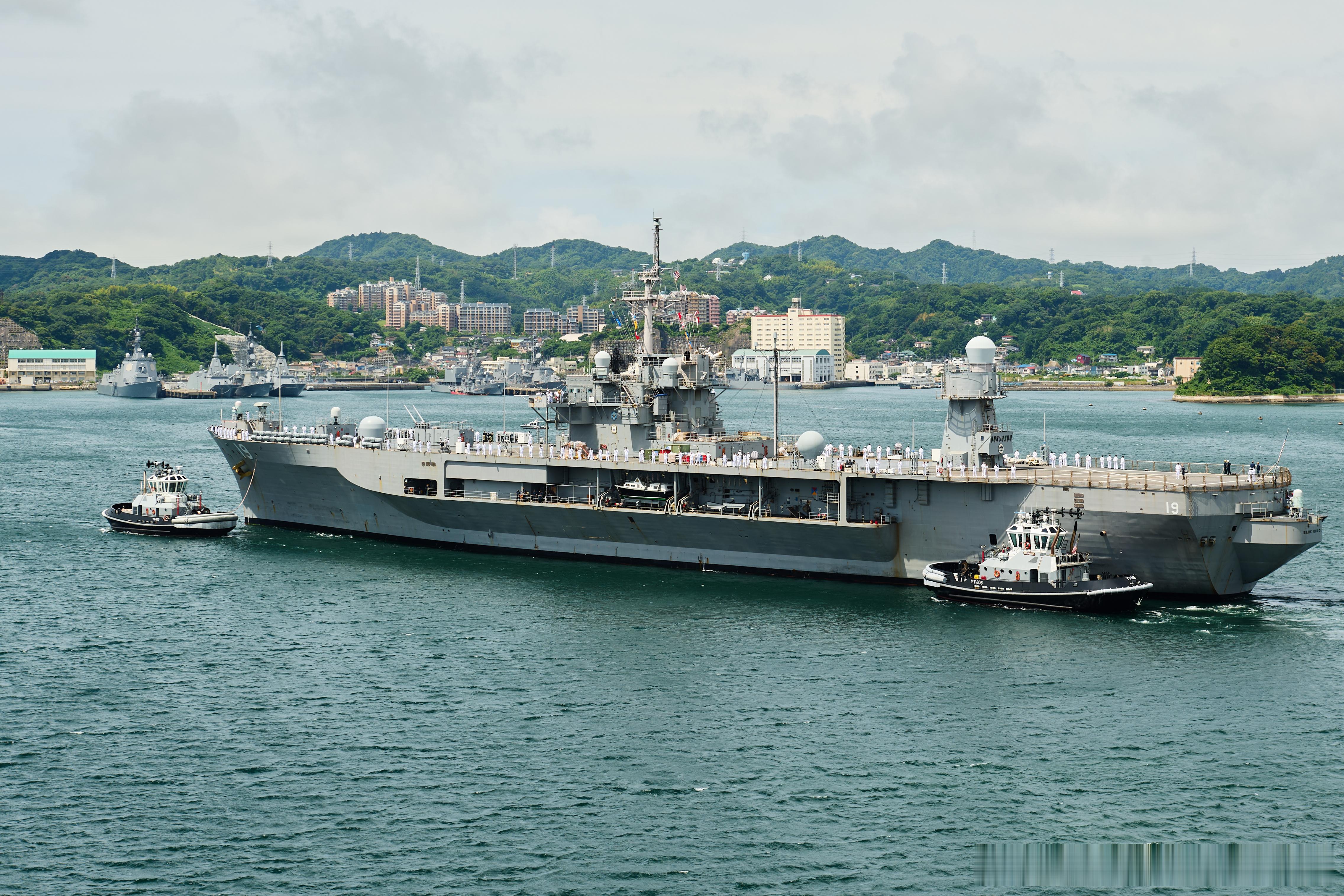 2025年6月23日，横须贺，USS Blue Ridge (LCC 19)  