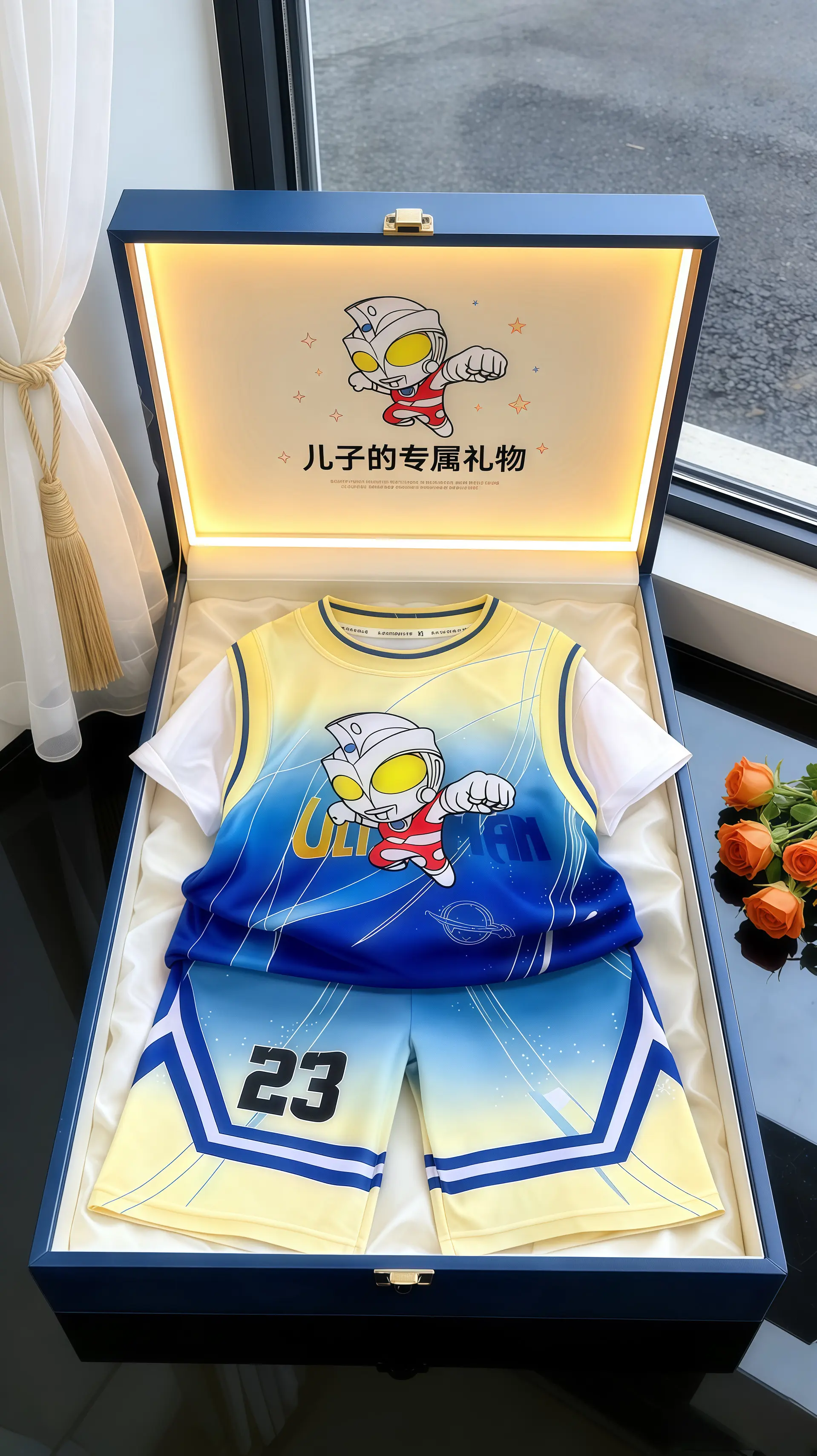 男宝穿搭 奥特曼男童套装 哪个奥特曼是你的光 我就是这条gai最亮的仔...