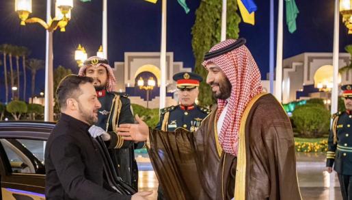 谁能够想明白，泽连斯基就是这么不声不响的到达了沙特，想要什么大概率已经不言而喻了