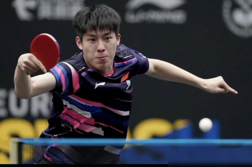 19岁排名27的国乒小将，干翻巴黎奥运亚军莫雷加德
第二局7-10落后，握三个