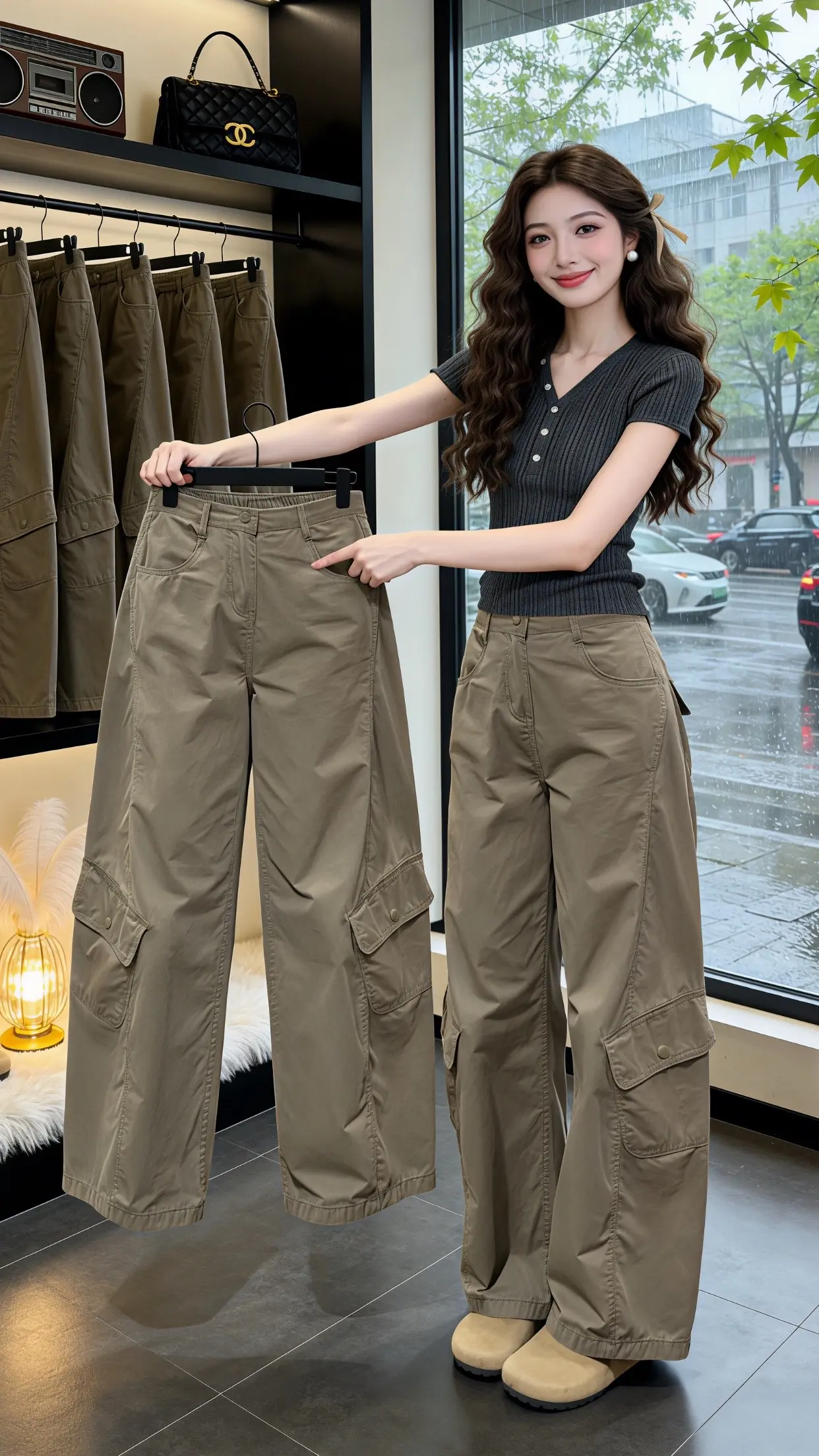 高颜值炸街女工装裤 穿出自己的风格 春款上新 一眼就爱上的神裤 好看的...