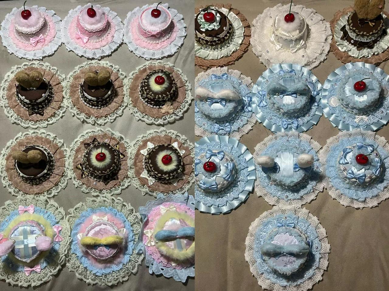 全部1️⃣8️⃣。8️⃣🥕。Lolita 小礼帽 手作