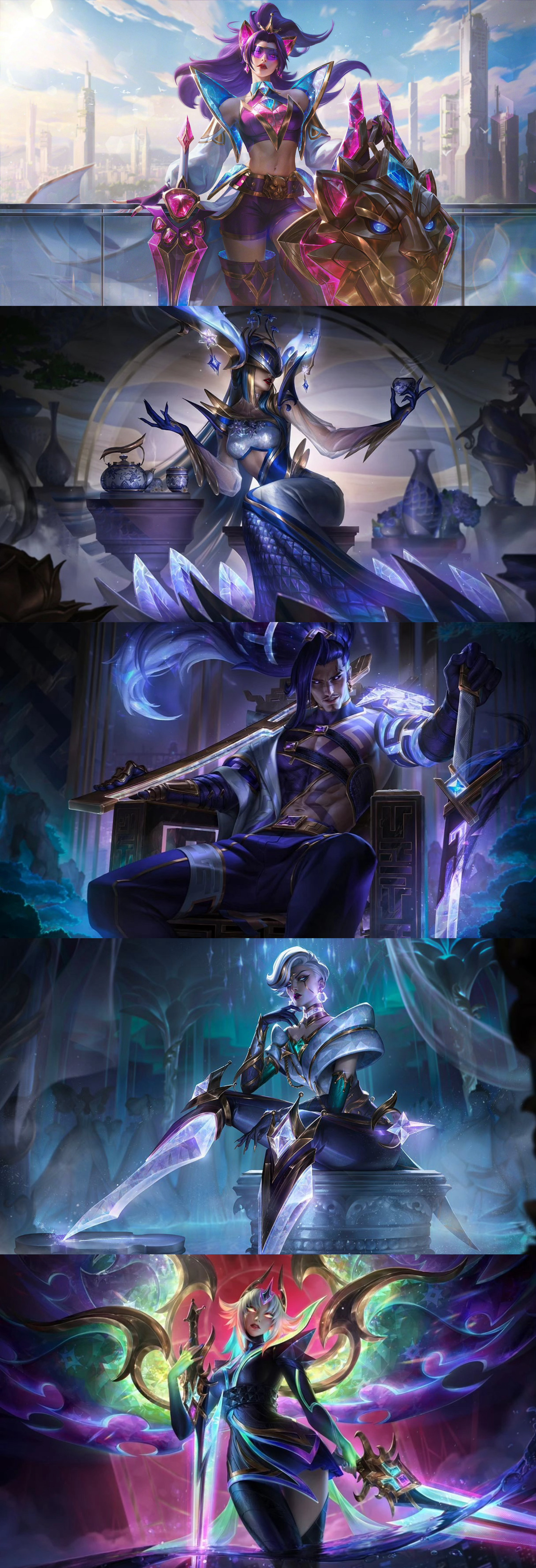 插画师Ina Wong的其他作品，图1为LOL代表作。 ​​​