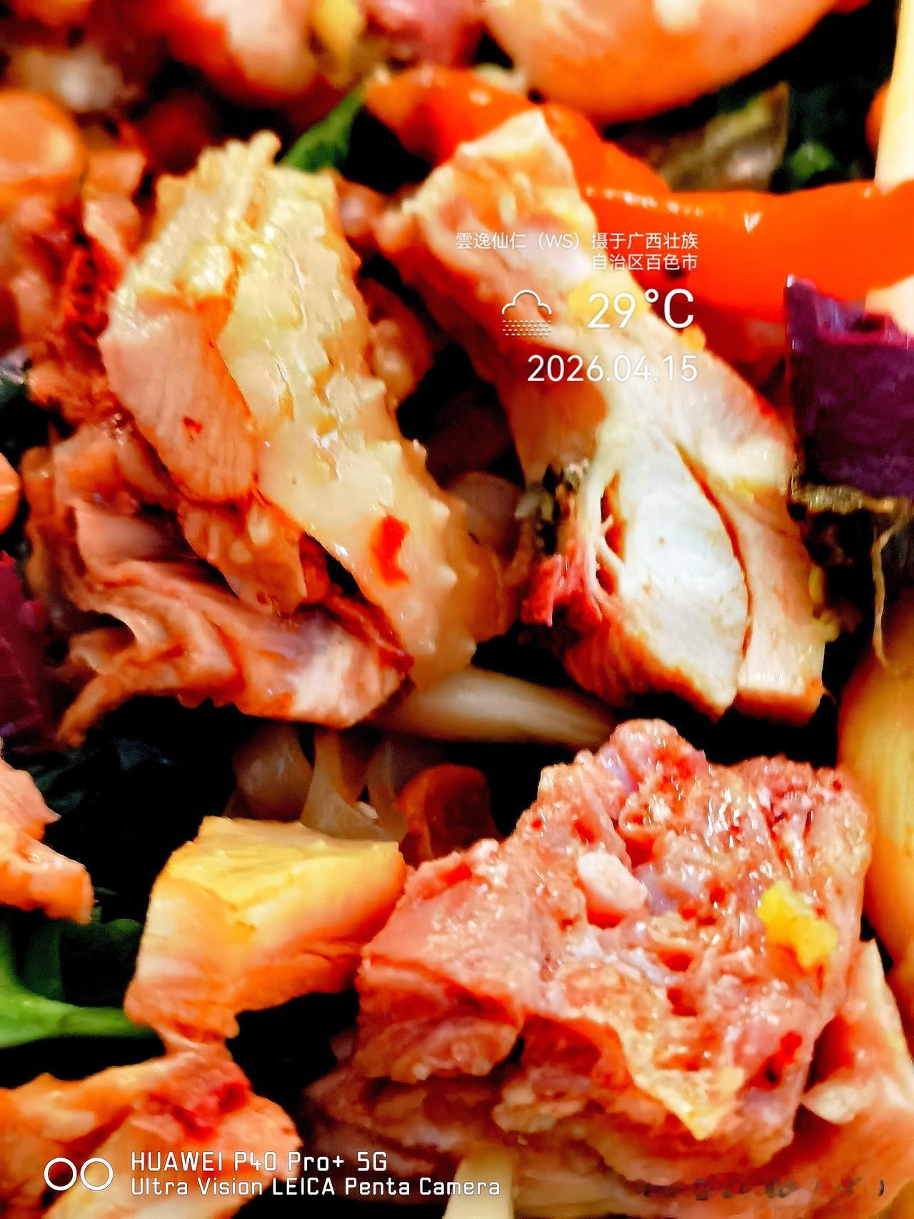 旅居生活记录（9515）广西壮族自治区百色市（200）品尝小吃52：白切鸡粉（8