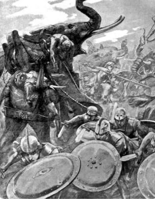 海达斯佩斯河会战
在公元前326年，亚历山大大帝在希达斯皮斯河（今巴基斯坦旁遮普