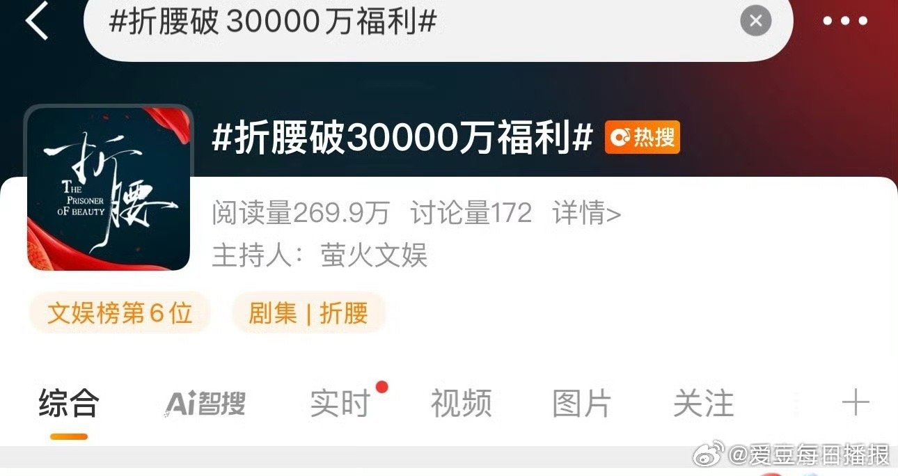 好家伙30000万，破3亿啊[允悲]折腰破30000万福利 ​​​