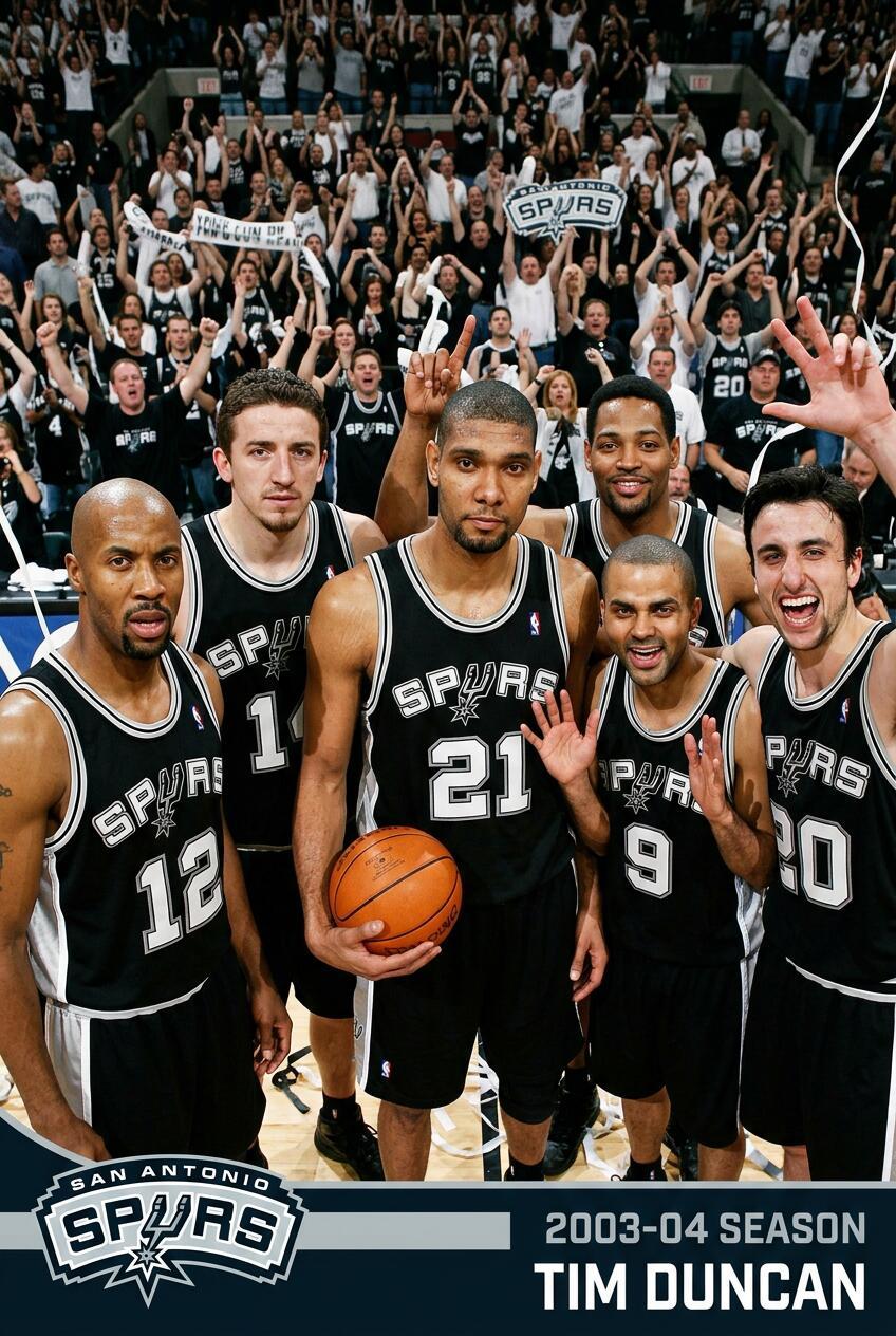 2003-04赛季的NBA，那时候的NBA真的好看，群雄逐鹿。 