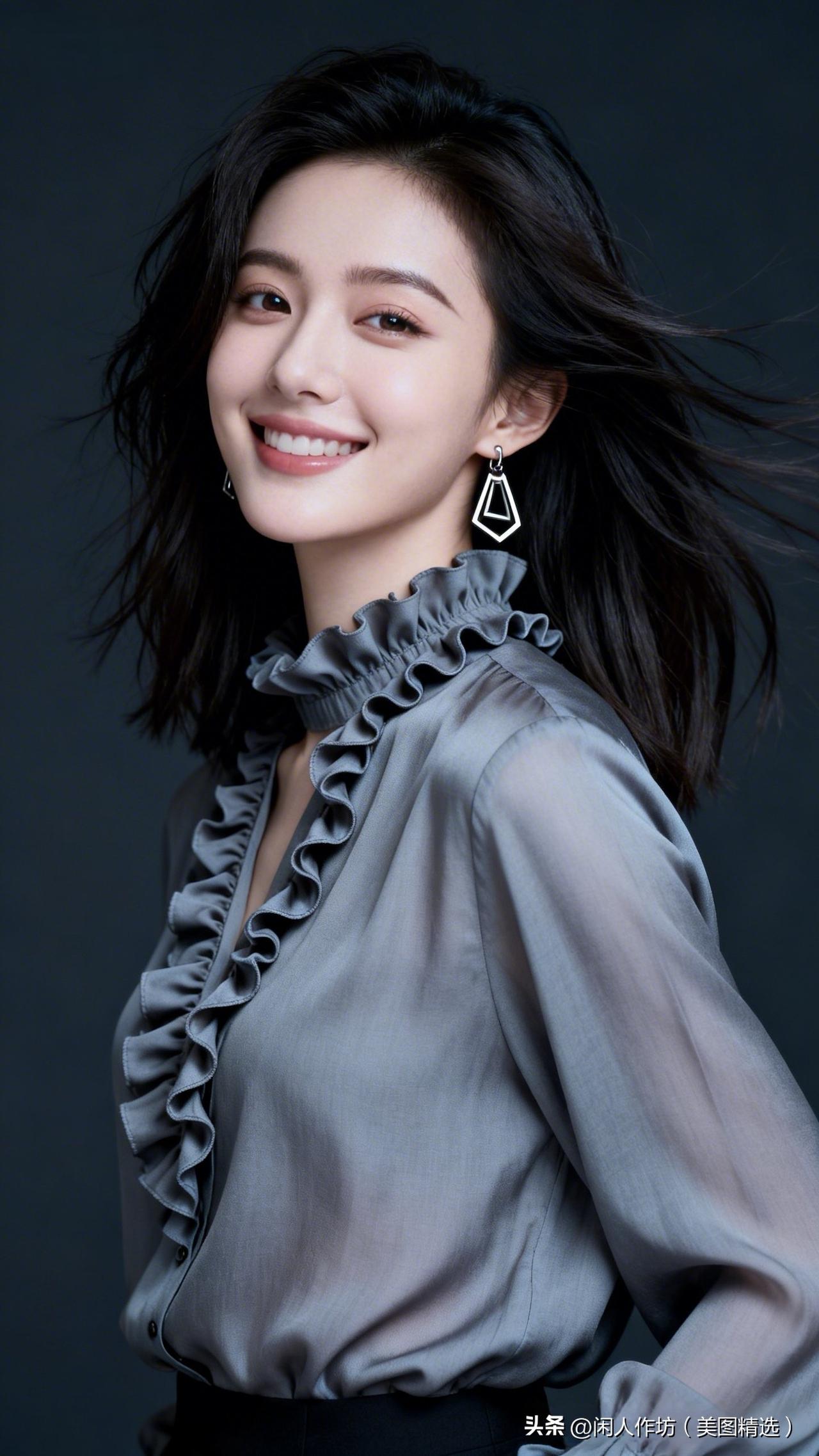 美出自心灵，笑容甜美心中自然美