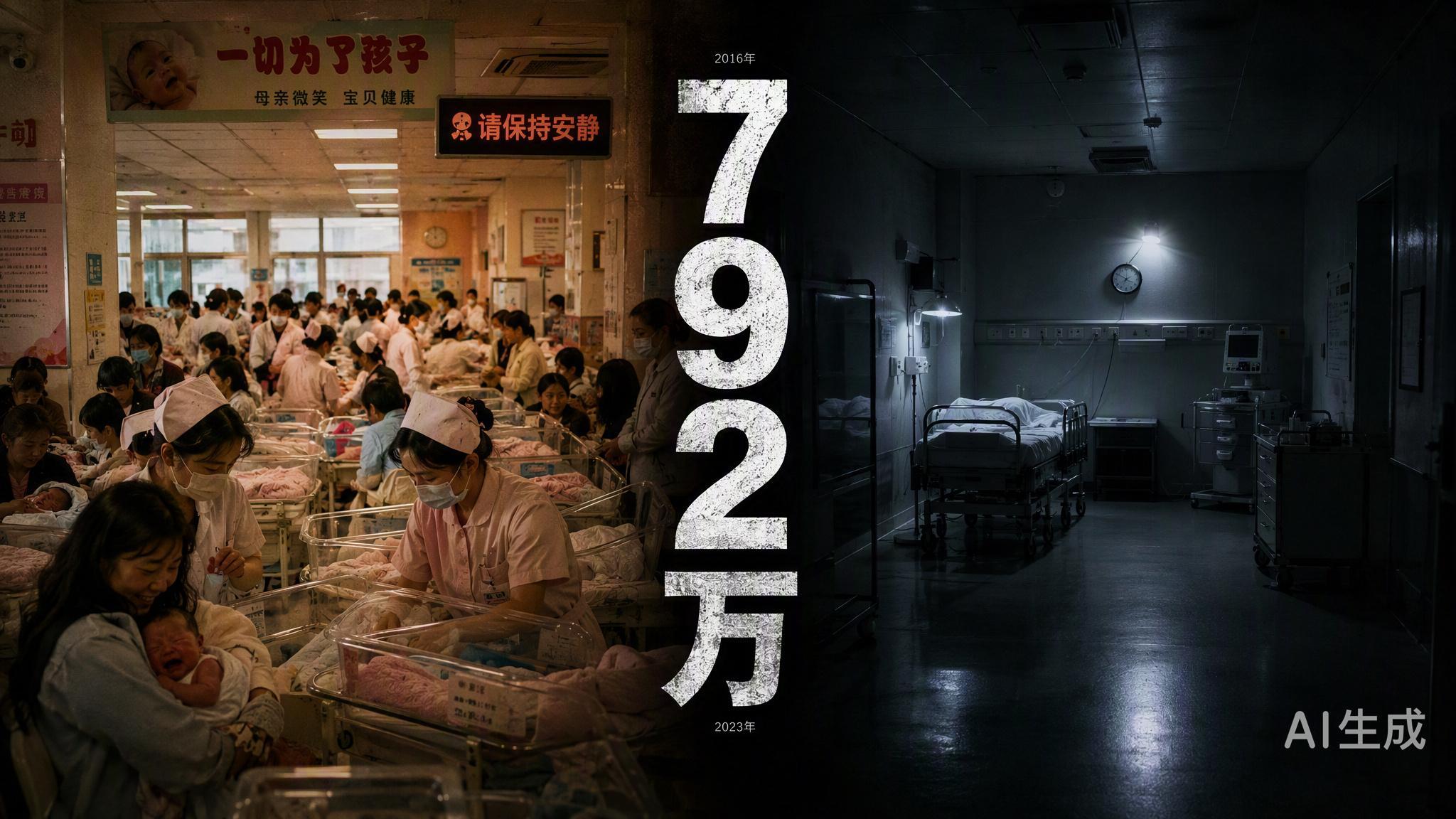 2025年新生儿792万，这个数字掉得比iPhone 18的销量还让人心里没底。