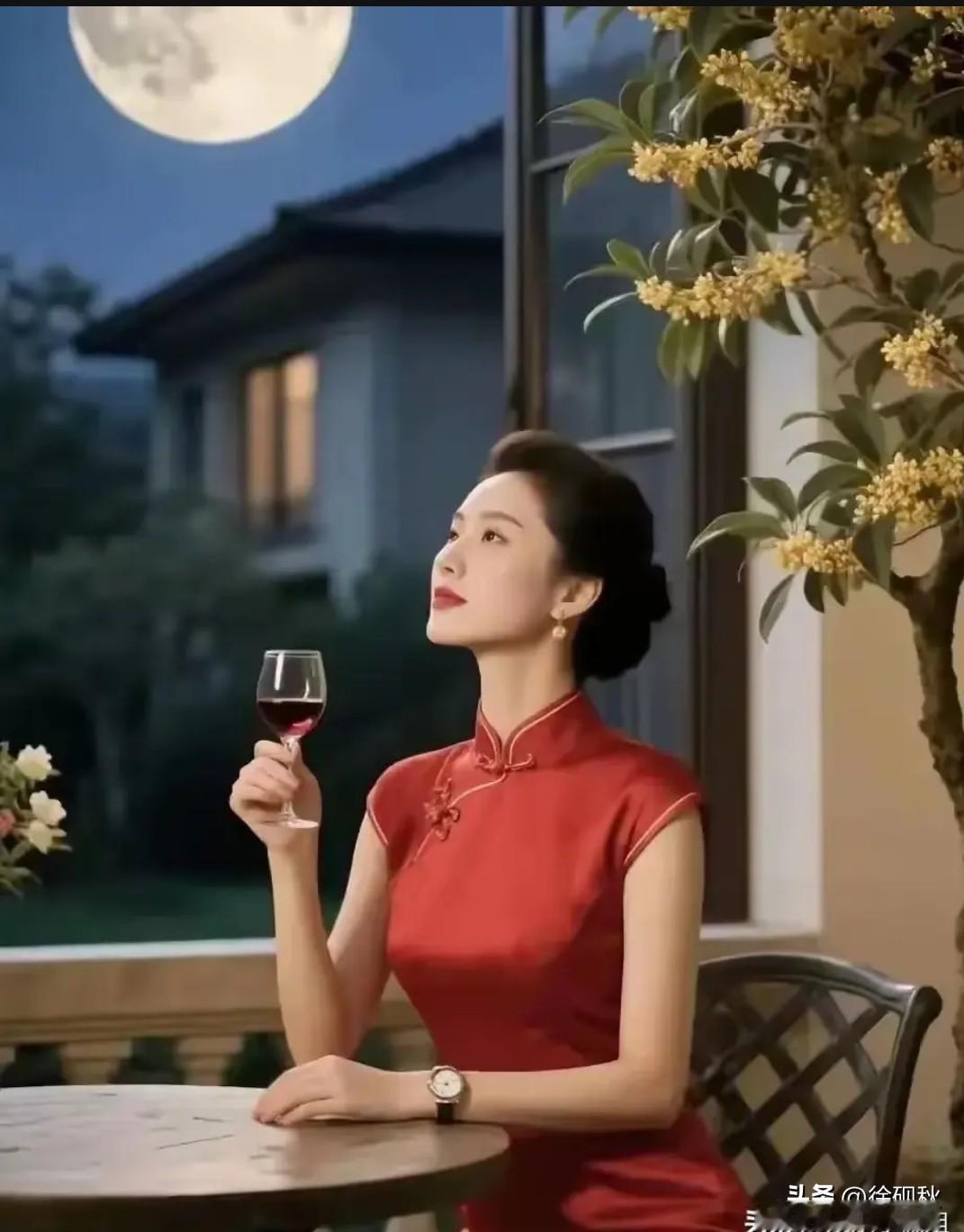 相思总是夜漫长，
点点泪珠落枕旁。
谁能解我佳人意，
三杯两盏诉衷肠。