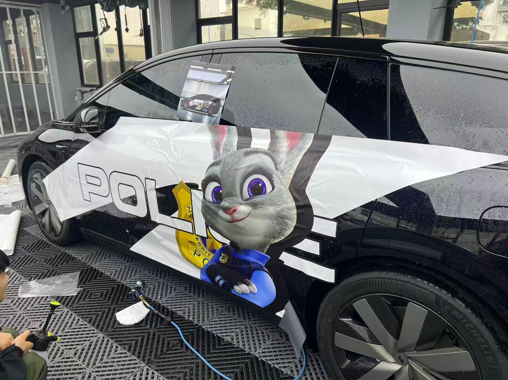 兔子警官开始施工了 