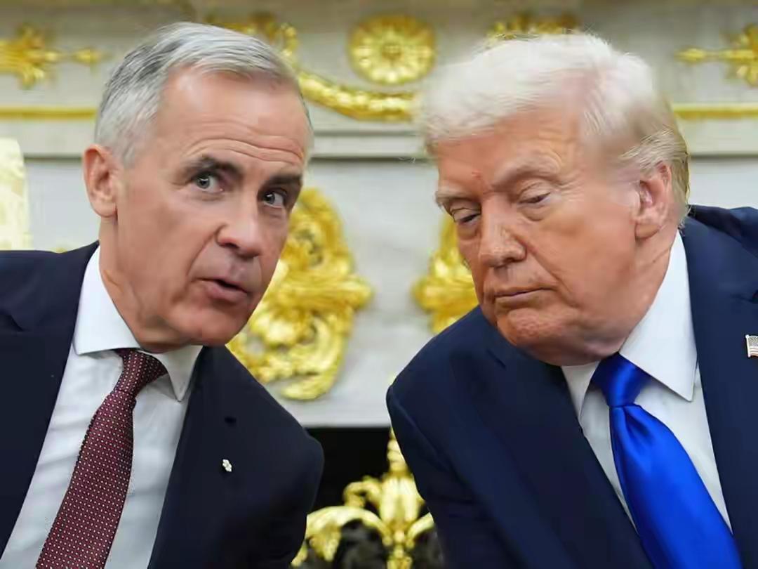 100%关税战打响？特朗普警告卡尼，严惩加拿大！