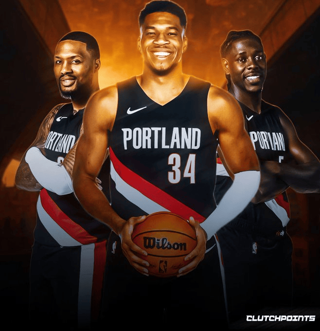 如果字母哥选择开拓者的话，倒也是个不错的选择？利拉德和霍勒迪都是熟人，三位倒是很