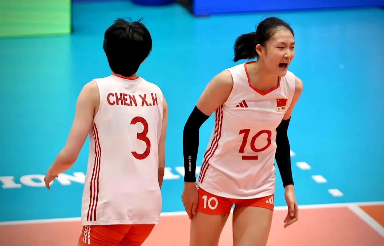 U19女排世锦赛，中国队3-0击败比利时队，4胜1负结束小组赛
北京时间今天凌晨