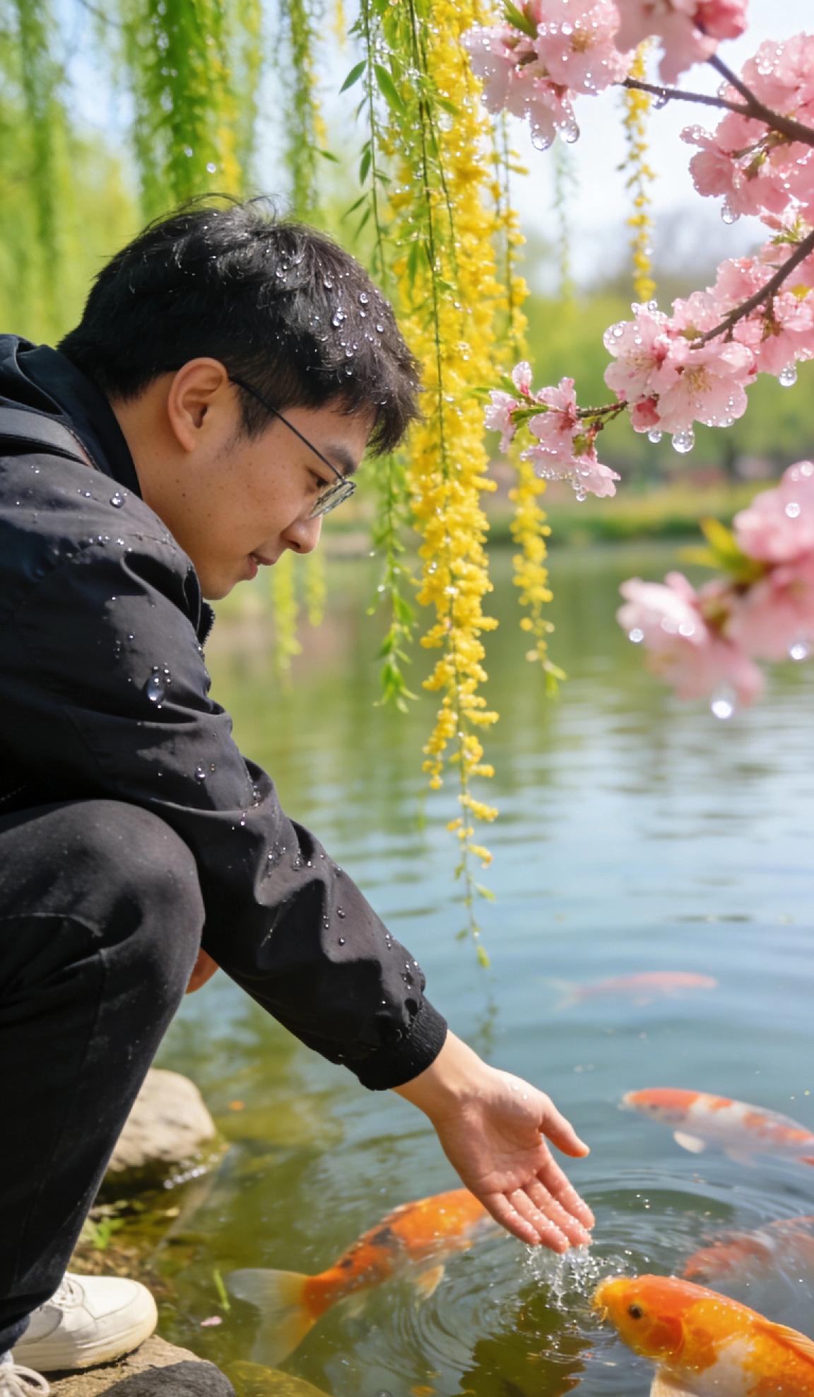 马年的春天，必须去赴一场与自然的约会！
 
挑了个周末，和朋友去郊外的湿地公园。