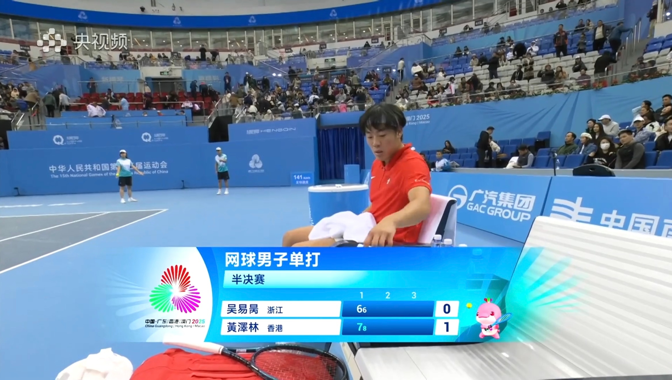 吴易昺再陷和黄泽林的抢七魔咒，第一盘抢七6-8丢掉 