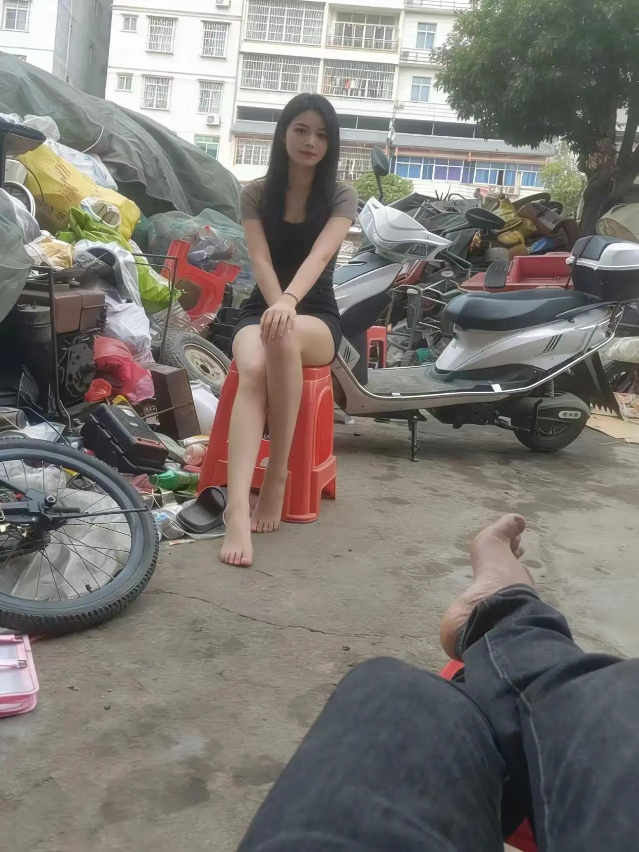 废品回收站里的漂亮老板娘