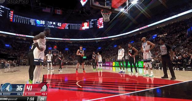 杨瀚森NBA生涯第一分来自罚球，两罚稳稳命中。中国男篮第8位在NBA留下印迹的球
