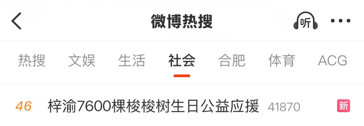 社会公益榜