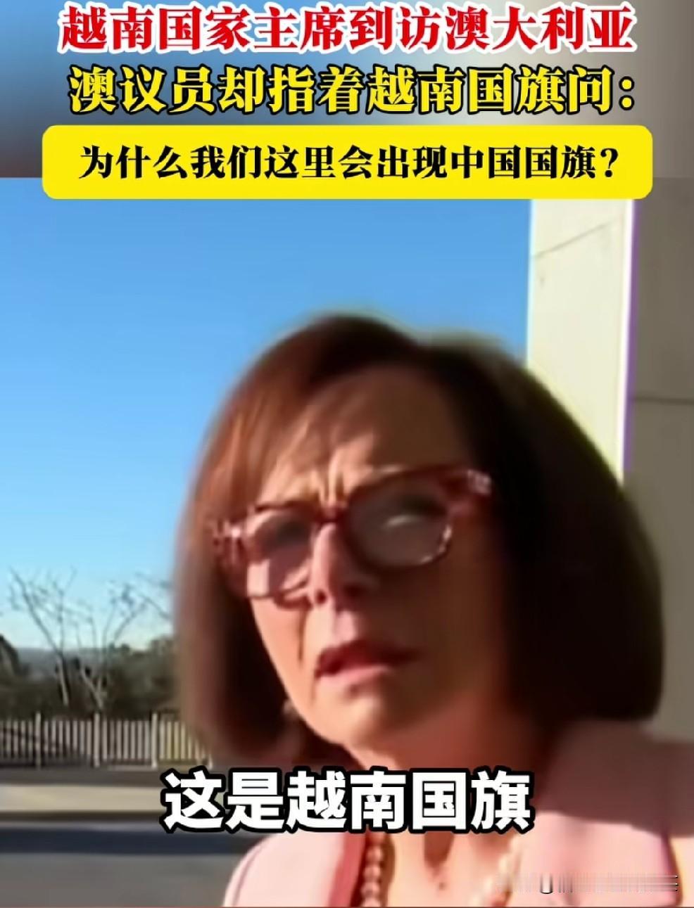 开玩笑似的，一个国家的议员居然不认得来访国家的国旗是啥样的？这不是把来访国不当回