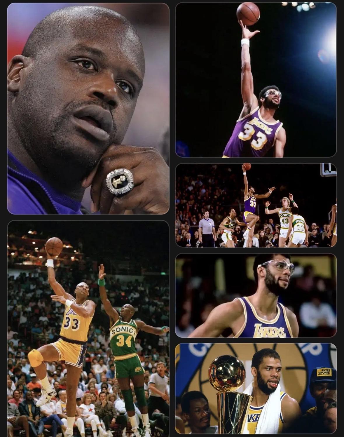 奥尼尔是否应该算NBA第一档的中锋呢？？我觉得不算！！
贾巴尔6个MVP
拉塞尔