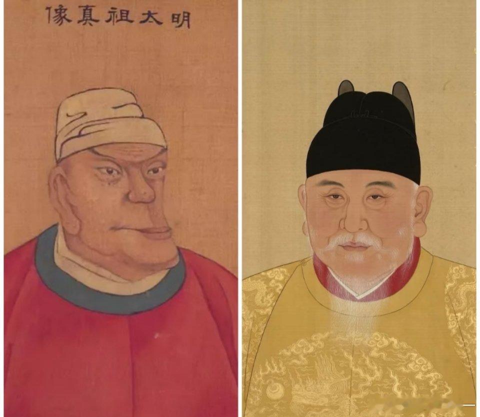 课本更换朱元璋画像鞋拔子脸的明太祖朱元璋是谁画的