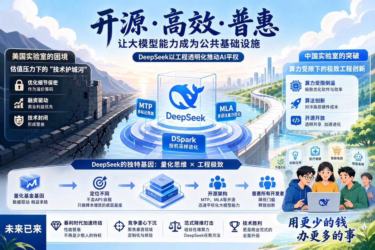 【AI界的“Linux时刻”：DeepSeek正在拆掉硅谷的围墙】

DeepS