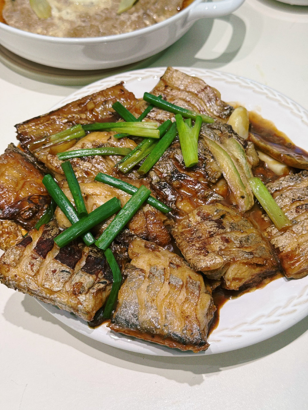 璐璐今天吃啥 开饭啦，今日菜单：肉饼子蒸蛋、炒青菜（苦的，不好吃）、冬瓜鱼胶汤、