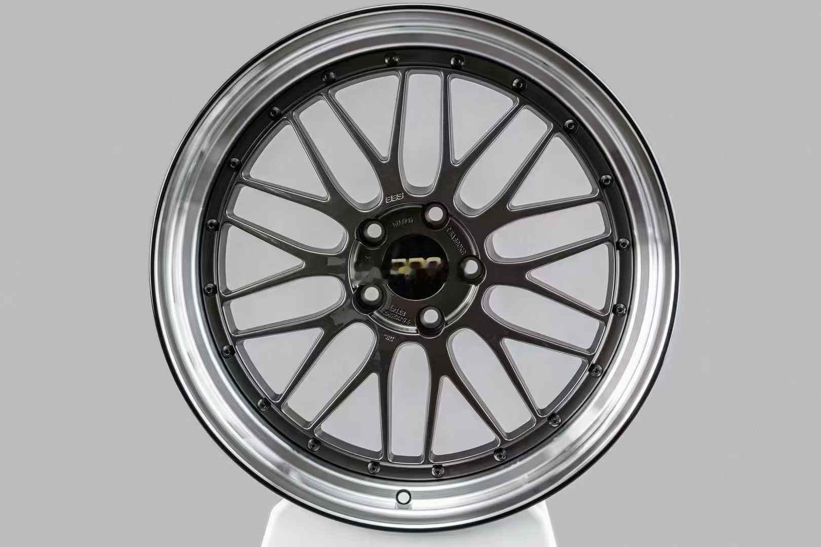 日本进口BBS LM SNB-BKD限量色数据19”8.5J et25 9.5J