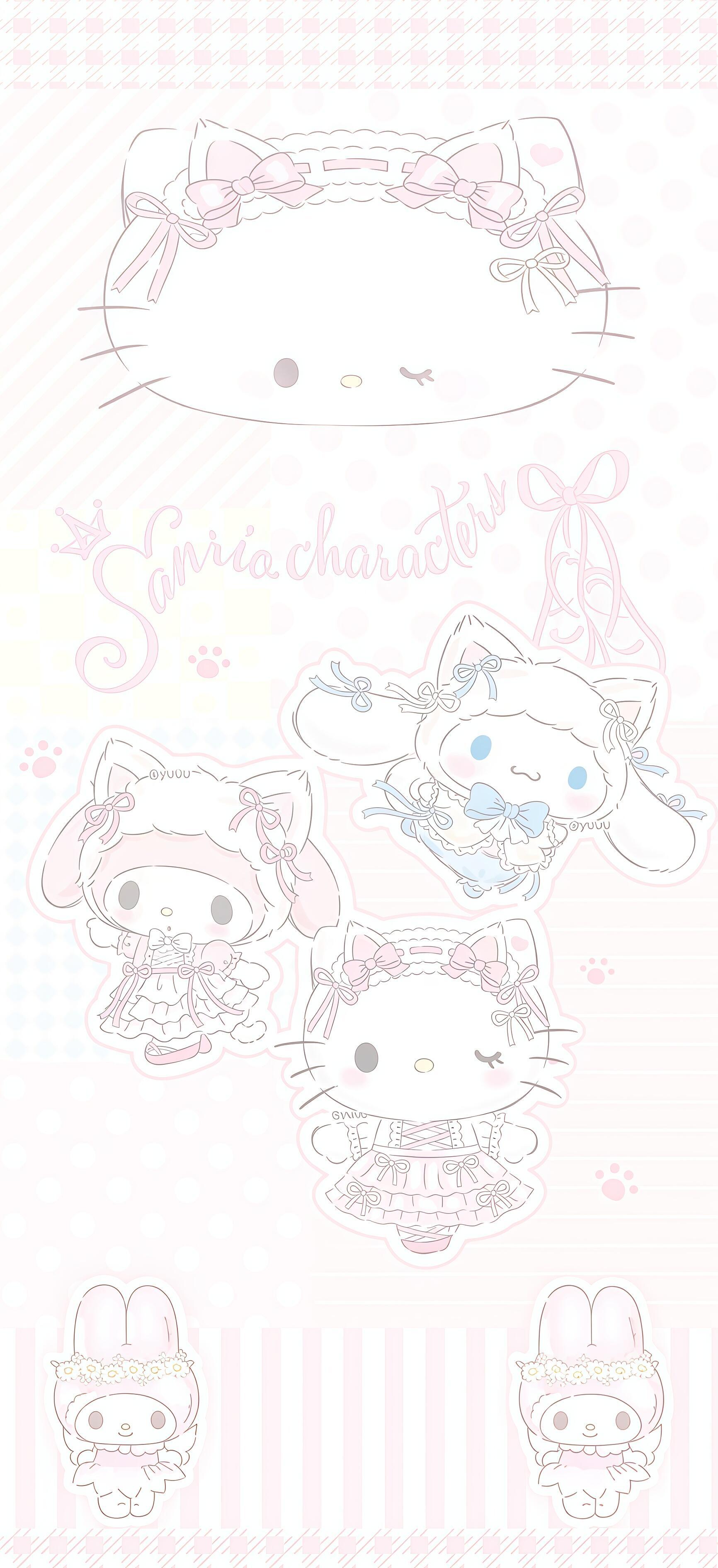 三丽鸥壁纸🩰芭蕾系列𝚙𝚒𝚗𝚔𝚙𝚒𝚗𝚔.*｡♡.🎀 