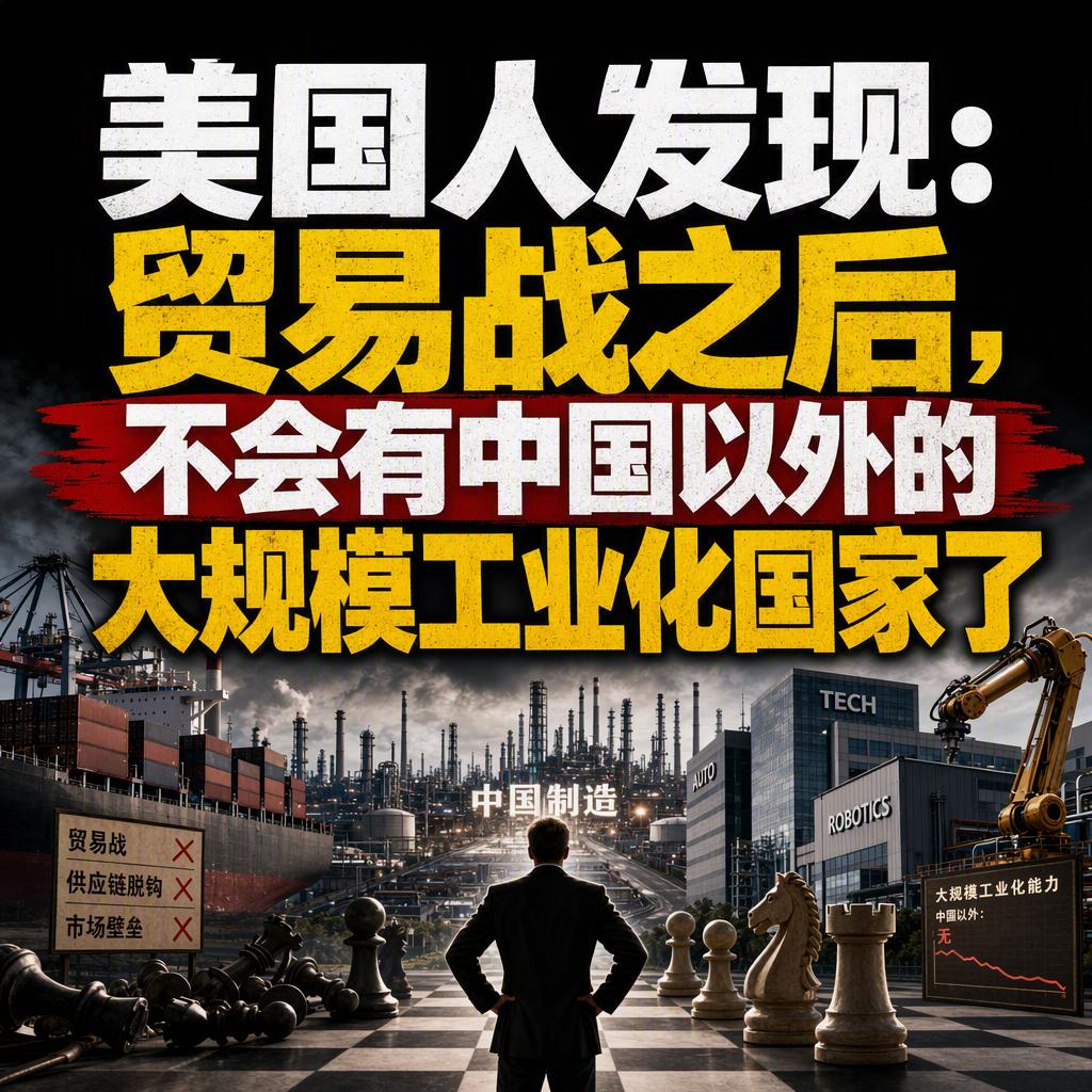 很多人以为，只要关税加得够狠、补贴给得够足，制造业就能被请回美国本土。
可202