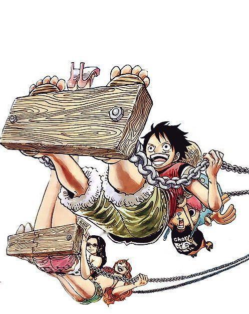 海贼王 海贼王 比赛谁的秋千荡得最高！ 