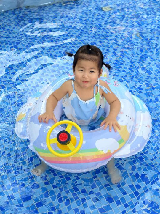 苏州溜娃|36º偶遇免费的泳池真香！