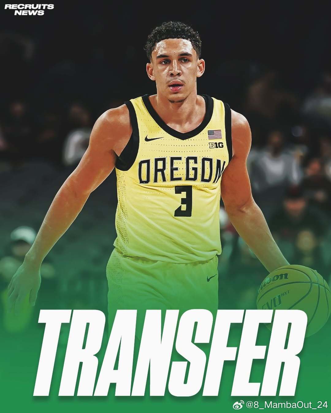 俄勒冈大学后卫杰克逊·谢尔斯塔德(Jackson Shelstad)计划进入转学