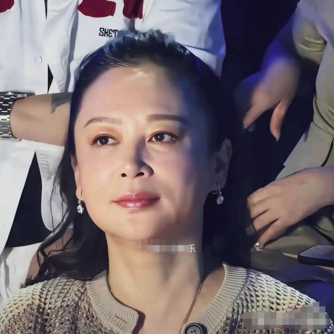 陈红自然老去，依然漂亮。