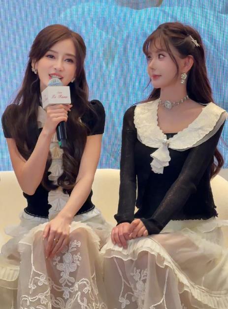 韩安冉让Angelababy好好吃饭 已经把自己整的很像Angelababy的“