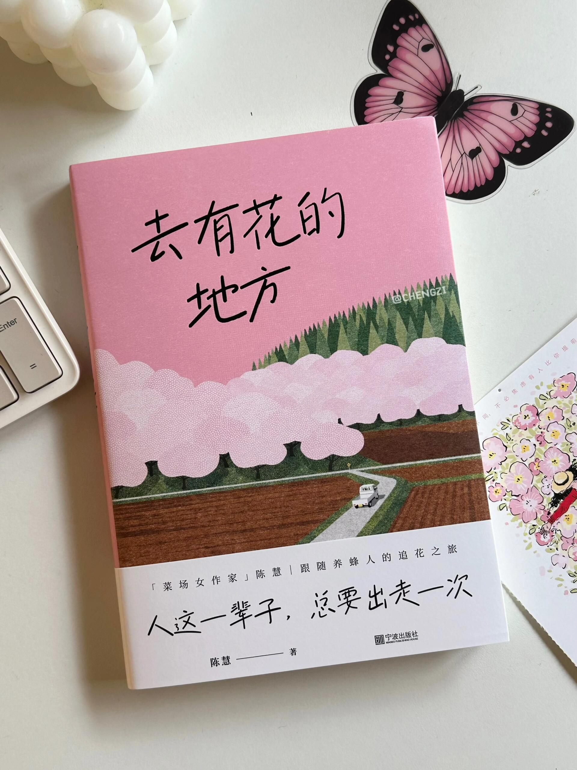 不愧是央妈推荐！真的太温暖太治愈了✨📚书名：《去有花的地方》🔍作者：陈慧 这