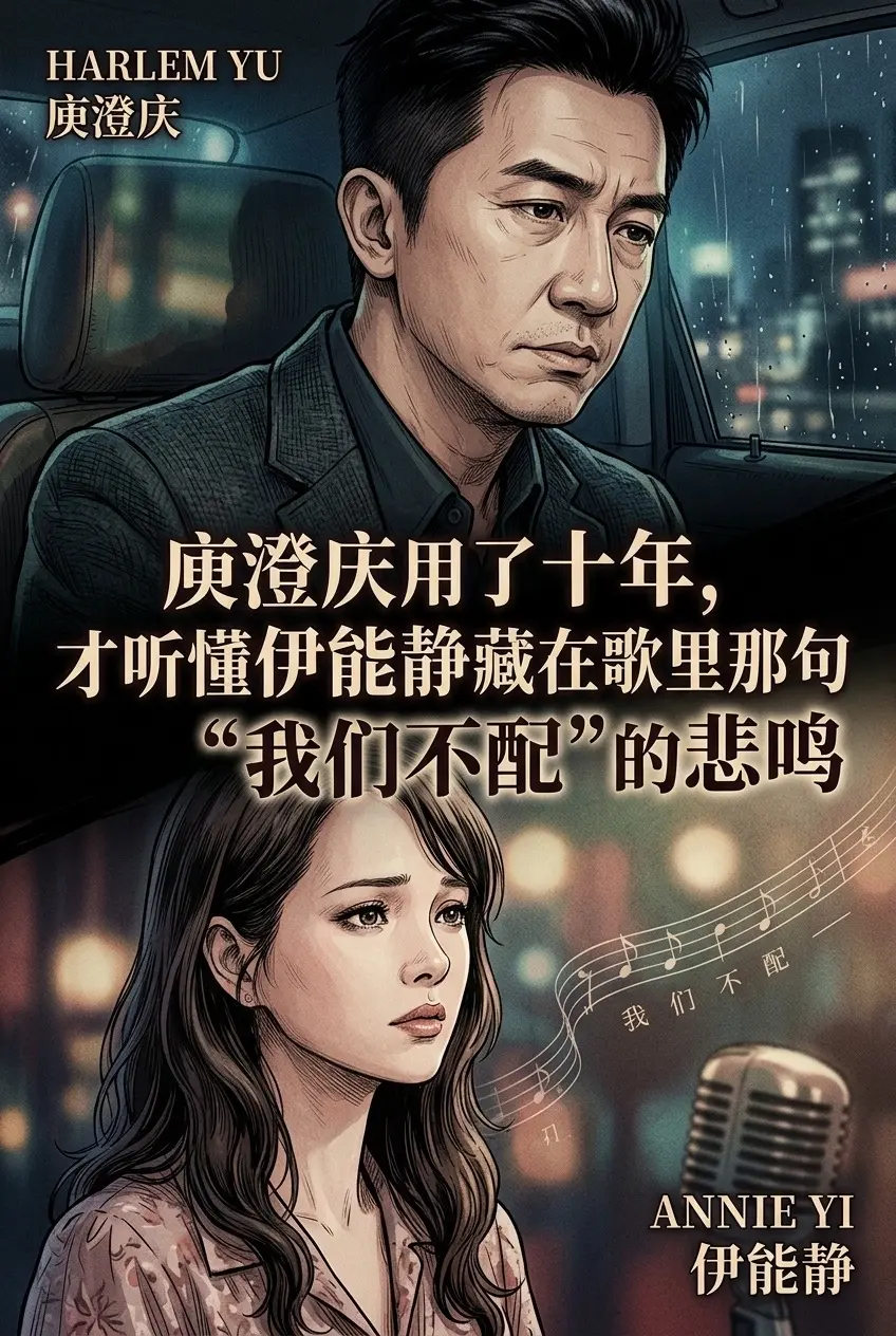 庾澄庆用了十年，才听懂伊能静藏在歌里那句。“我们不配”的悲鸣