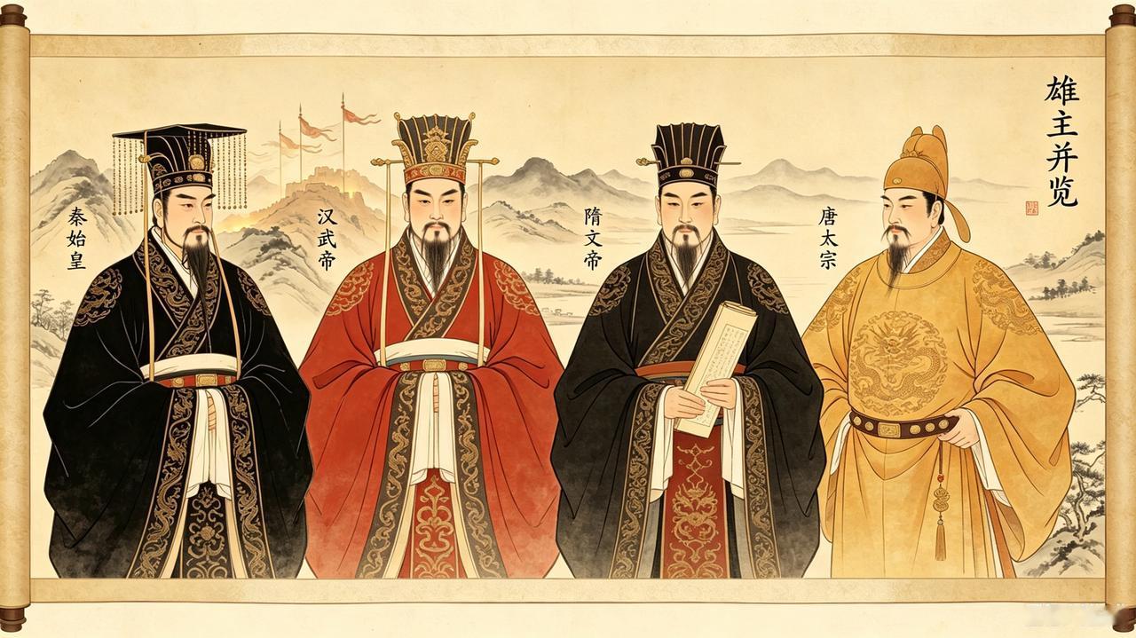 秦汉与隋唐的翻版重叠
 
在中国历史长河中，秦汉和隋唐堪称中原王朝的高光时期，二
