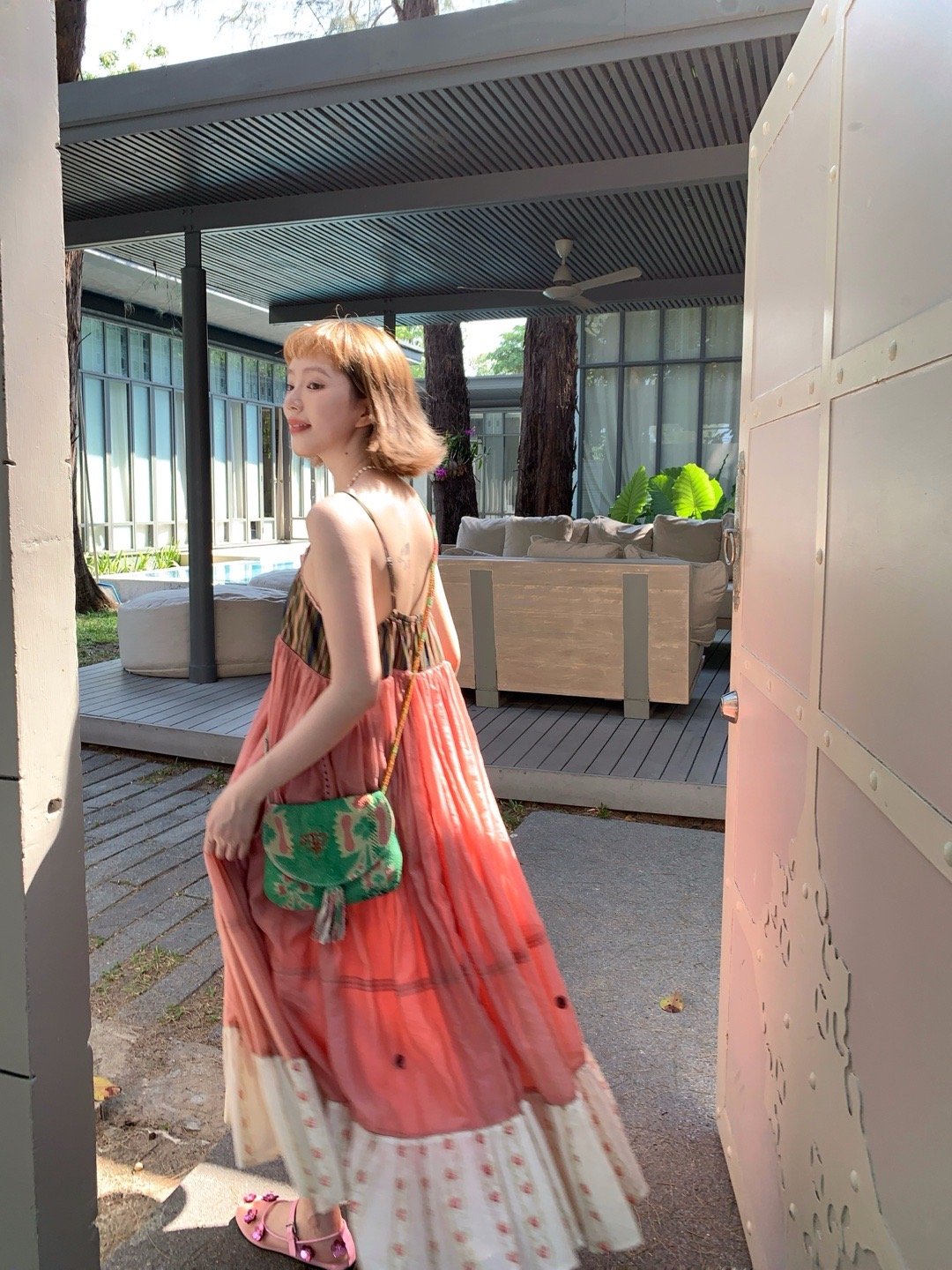 本期我的私心top款! 又仙又少女🦋超美大大裙摆很飘逸 有刺绣 印花 小花边都