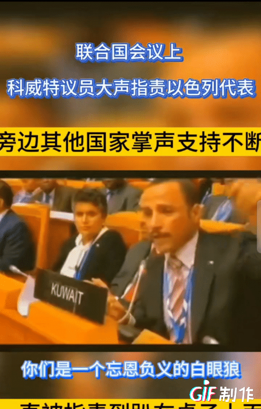 “这里不欢迎你们，请你们滚出联合国我们看到你就想吐”
好尴尬的一幕就发生在联合国