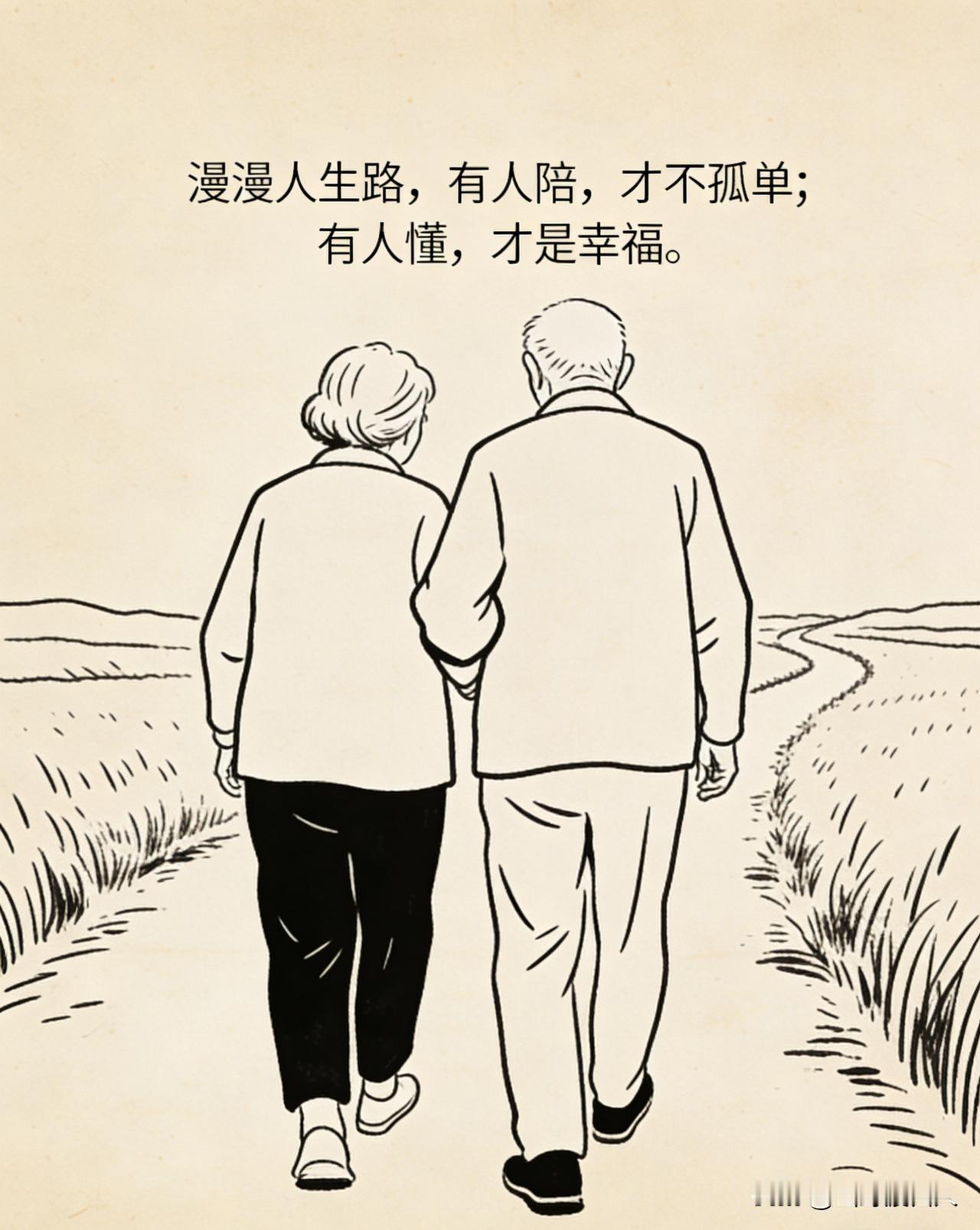 曾仕强教授:
“夫妻真正的意义就是陪伴，别的都是次要的；性也就是年轻时候感兴趣，