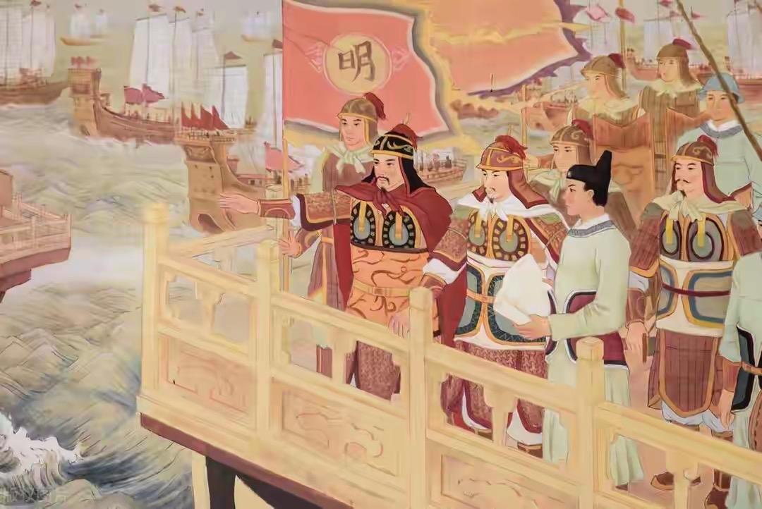 陈友谅原名陈九四，朱元璋原名朱重八，说白了，都是穷人家的孩子出身，连个正常名字都