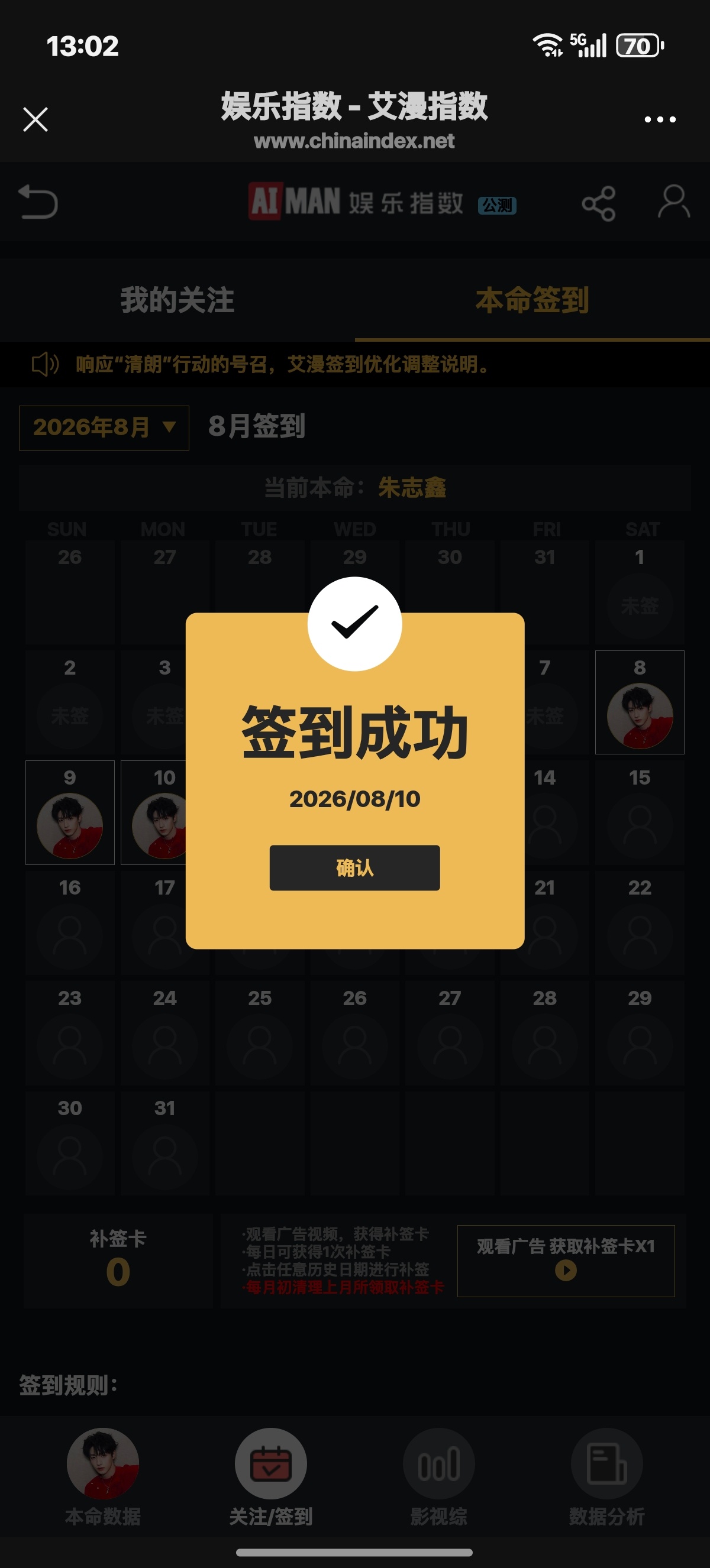 朱志鑫 8.10🏗️｜🎫｜🚿｜艾漫｜❤️补给站  专栏 · 芝岁の🌳🍊