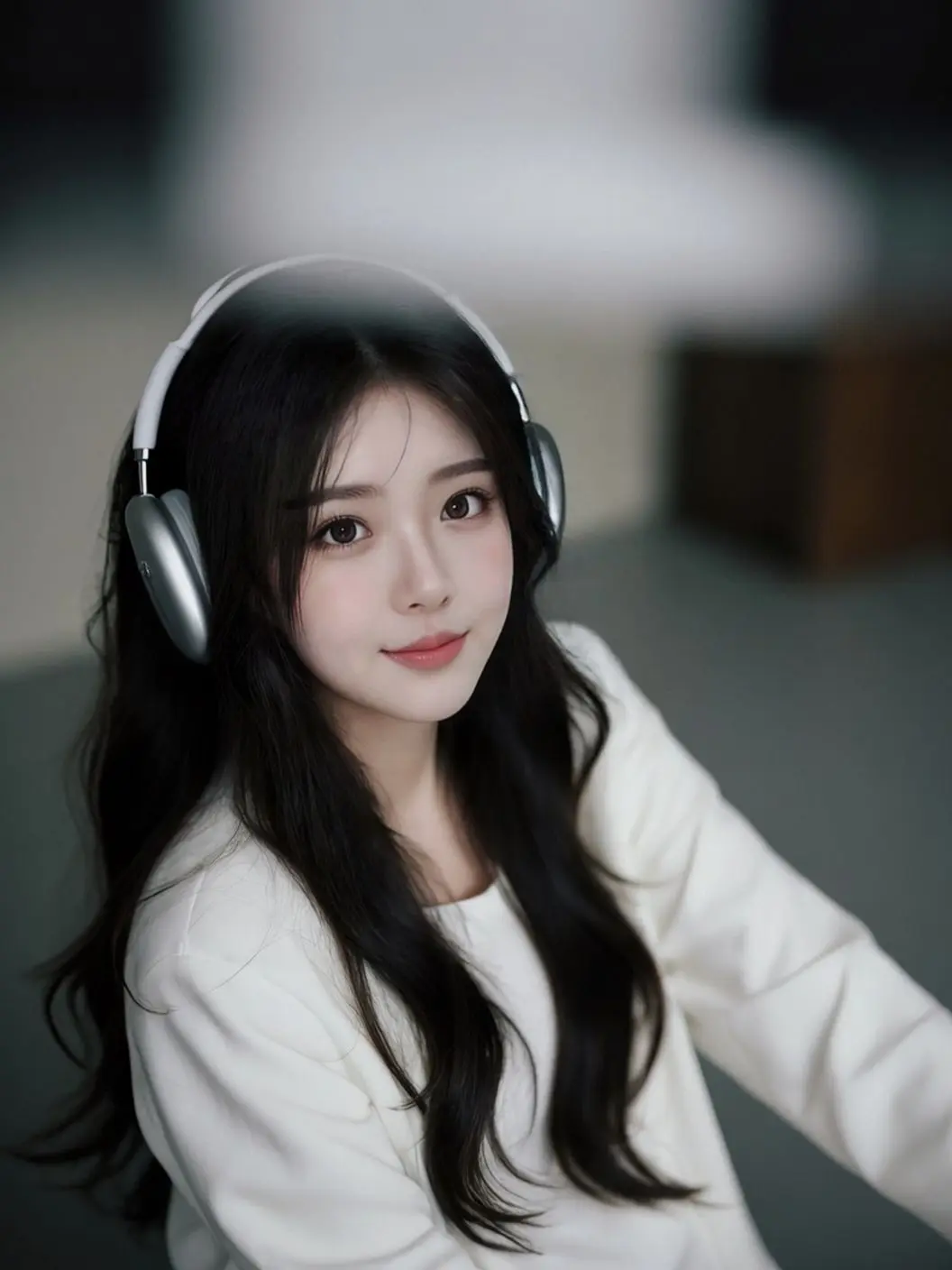 AI复古风耳麦照 ai创作 原来ai写真可以这么美  谁拍谁好看 美出高级感