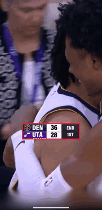 3秒搞定！穆雷持球推近半场，随手一抛，超远三分打进！
掘金大胜爵士，穆雷37分，